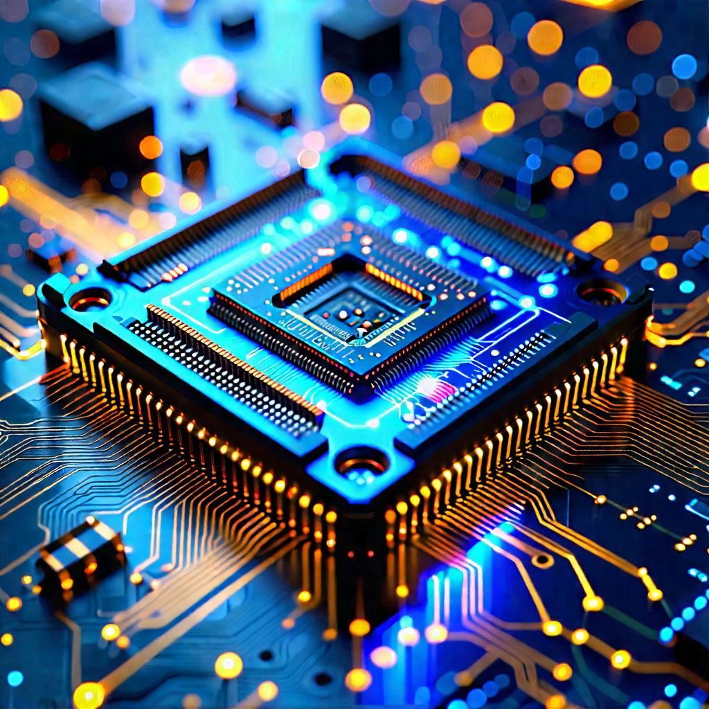 Microchip with laser scanning
