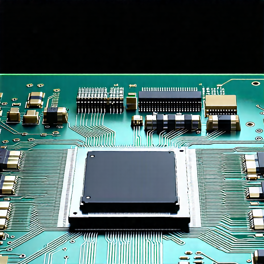 Close-up of microprocessor