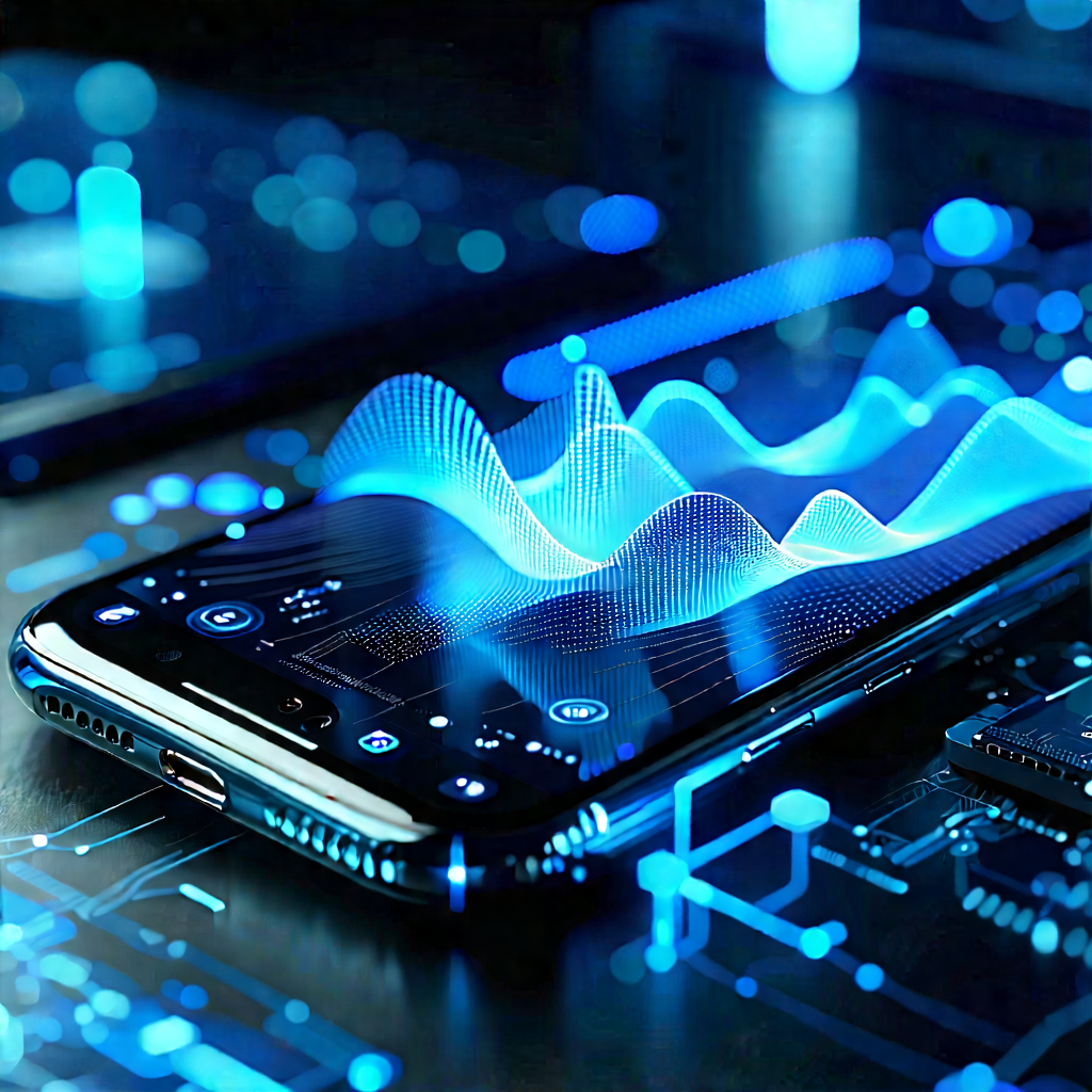 Smartphone with data visualization