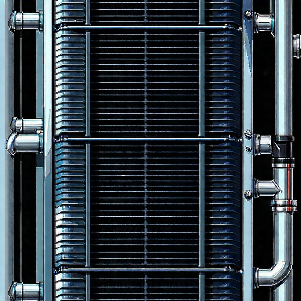 Close-up of cooling system