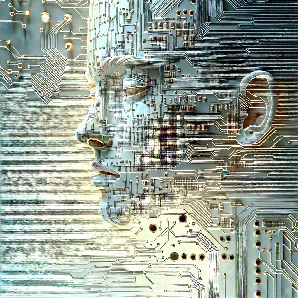 Circuit board with laser scanning