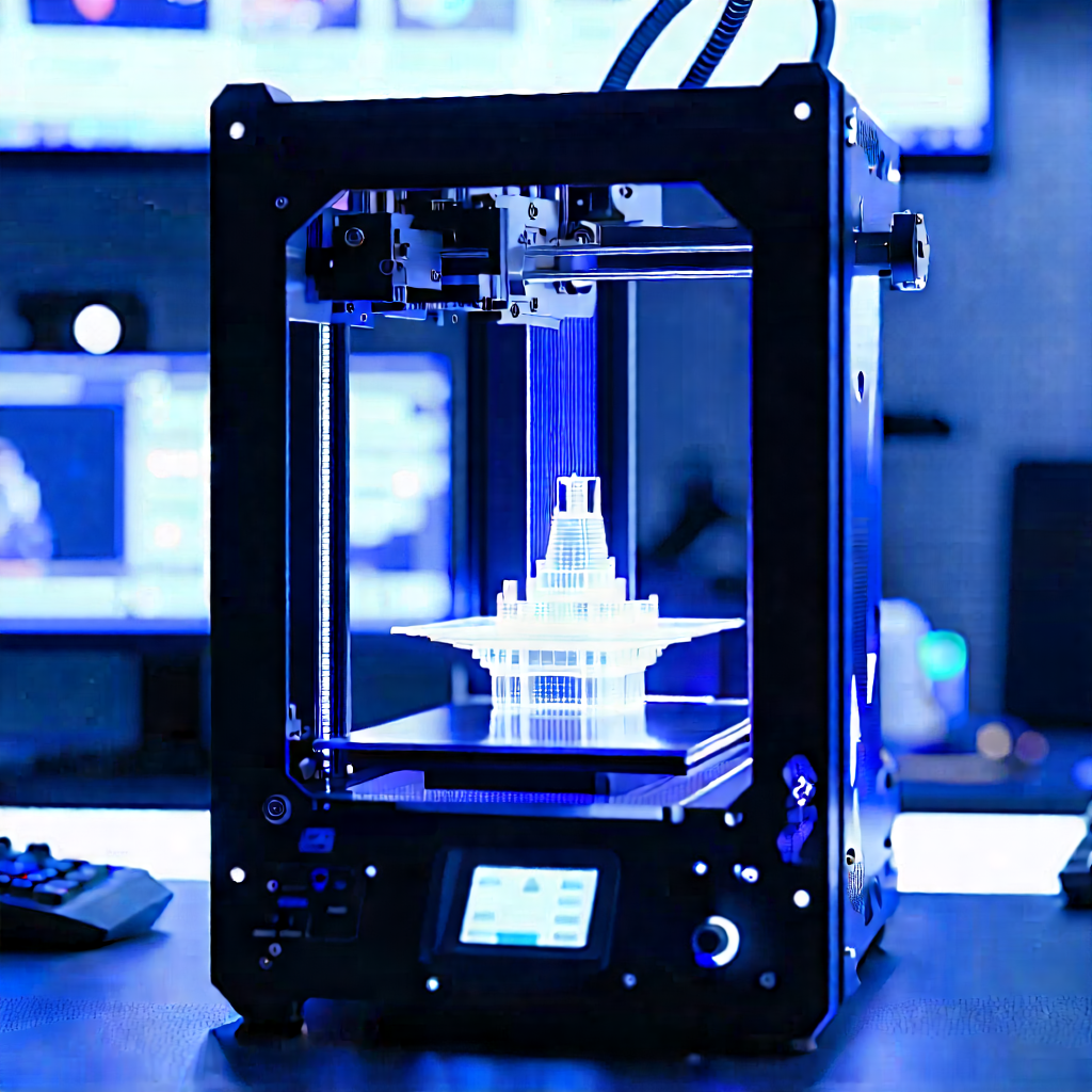 3d printer with holographic projection