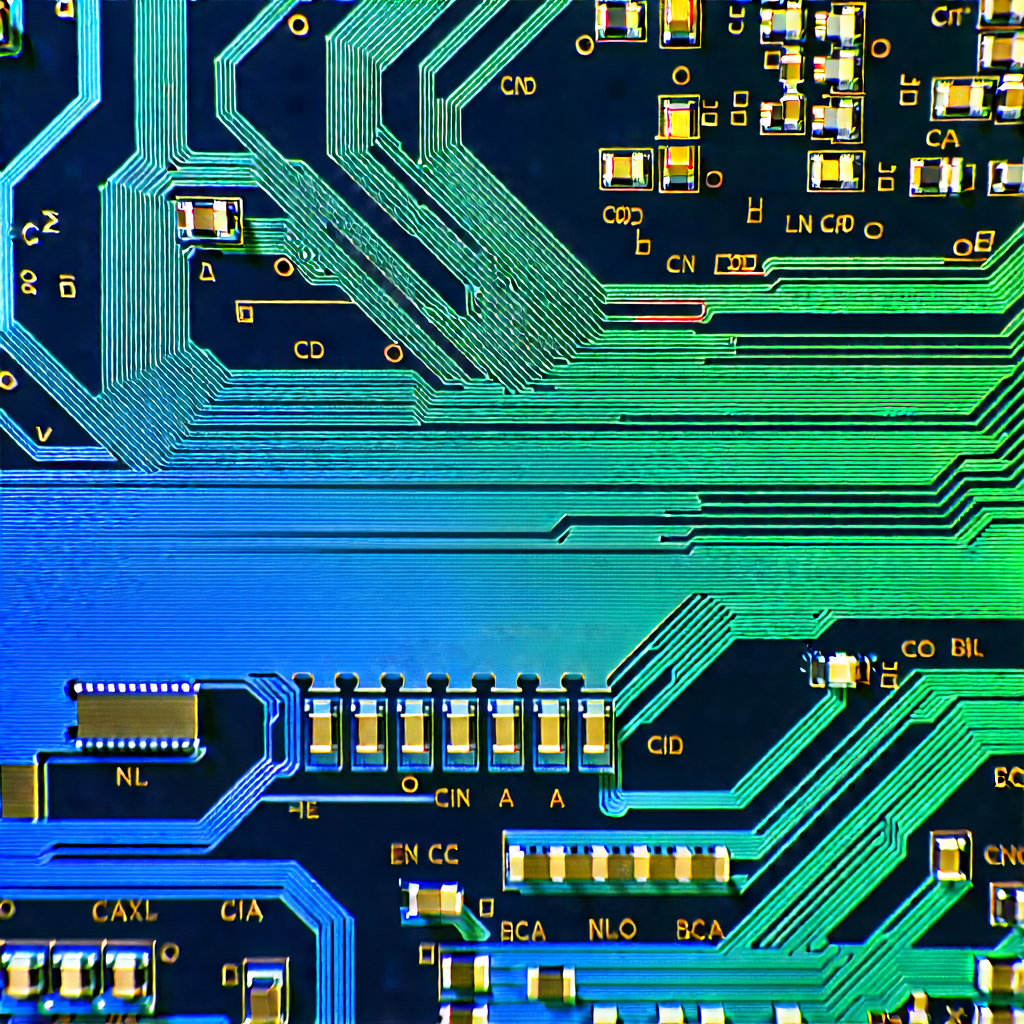 Circuit board with laser scanning