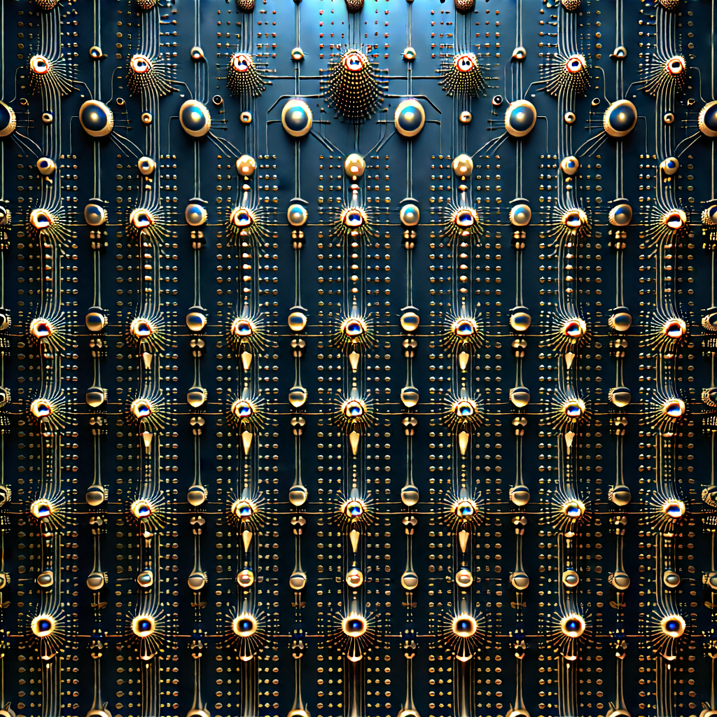 Close-up of sensor array