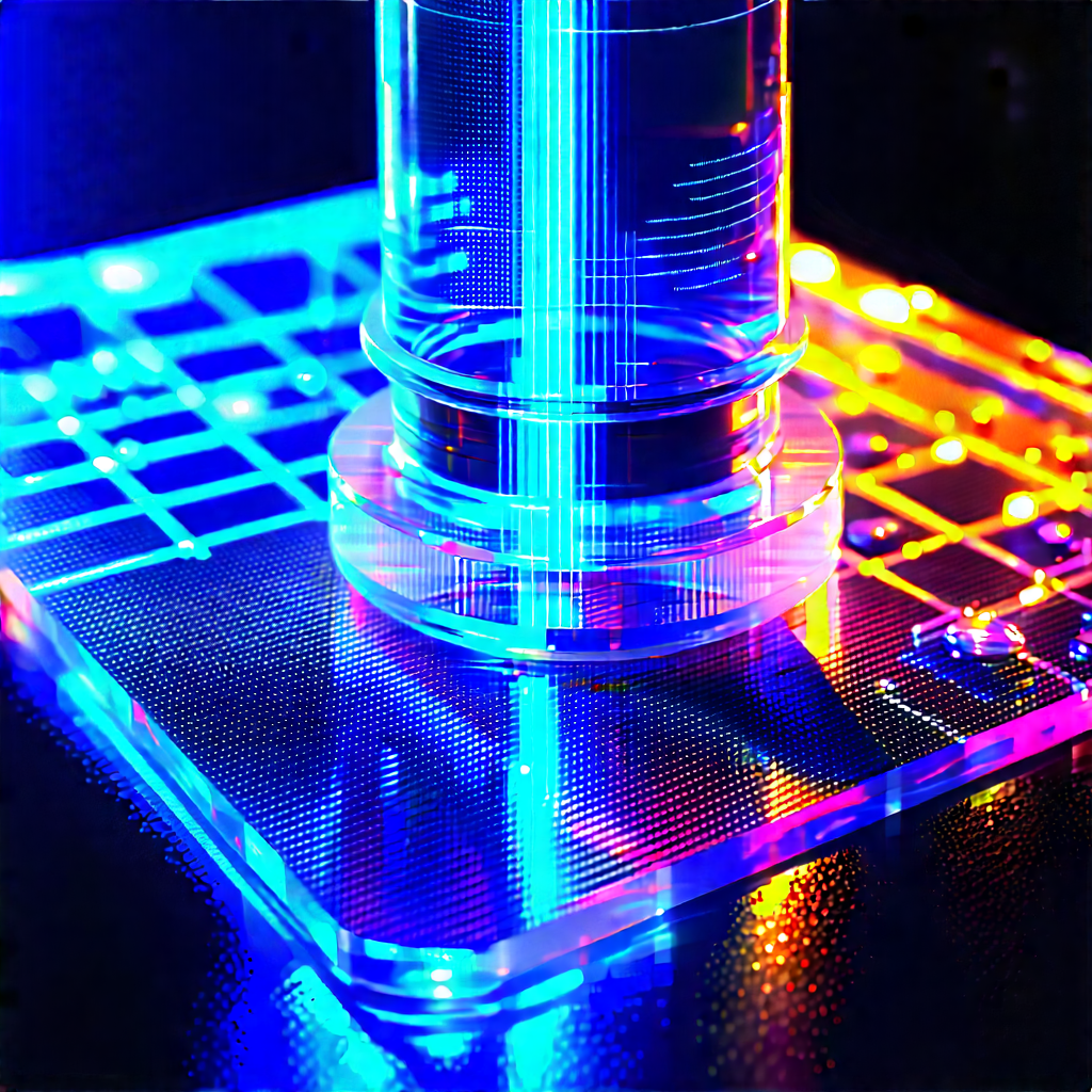 Futuristic research laboratory