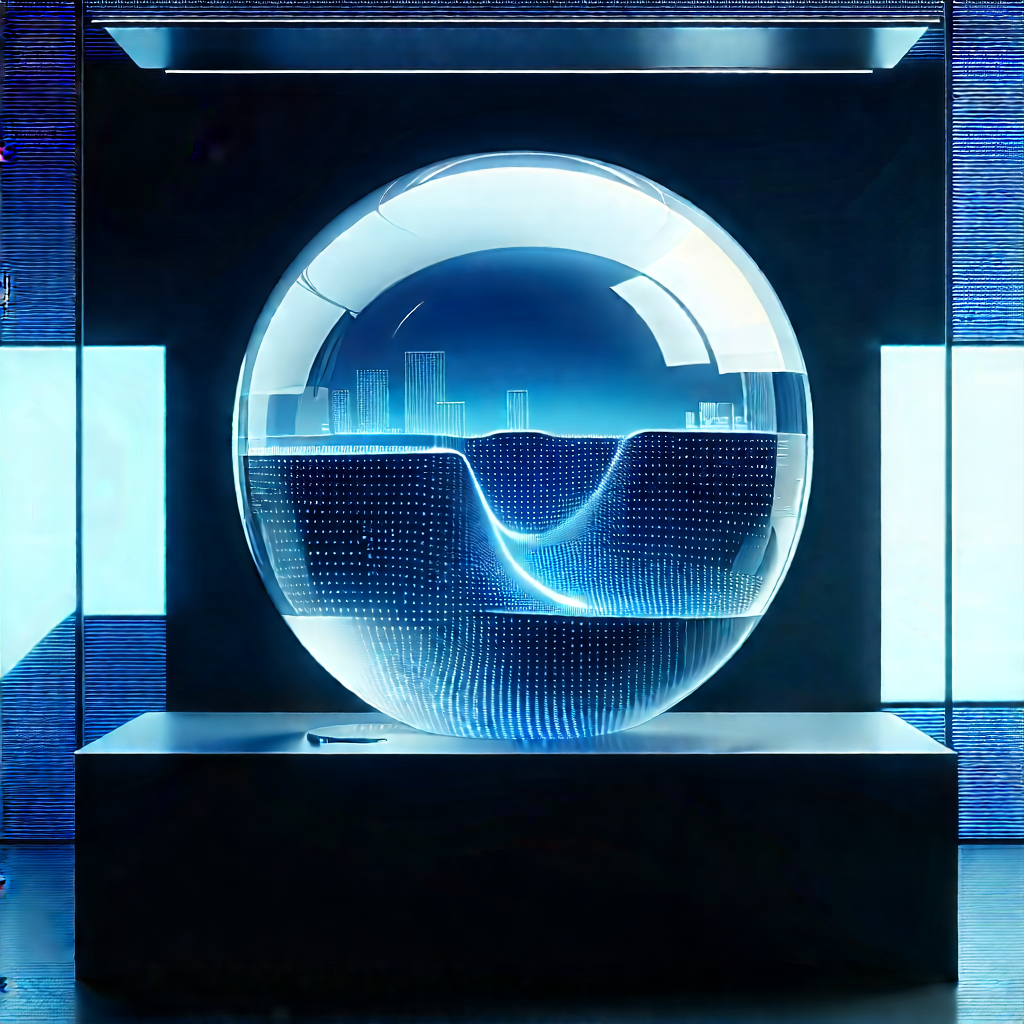 Futuristic research laboratory
