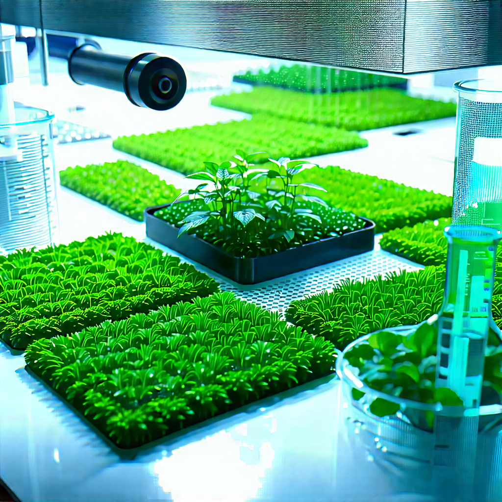 Agricultural Technology In Modern Laboratory With Room Large