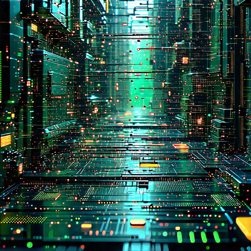 Close-up of sensor array