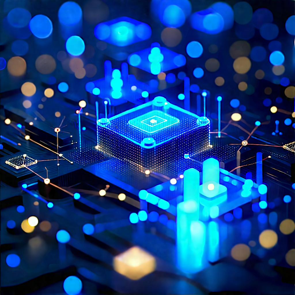 Blockchain Network Visualization With Image, There