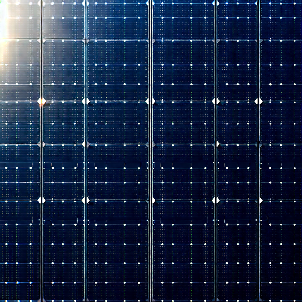 Solar panel with data streams