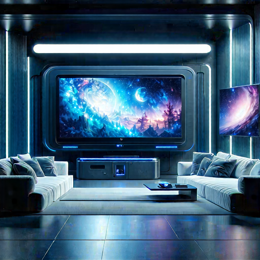 Entertainment Technology In Manufacturing Facility With Image, There