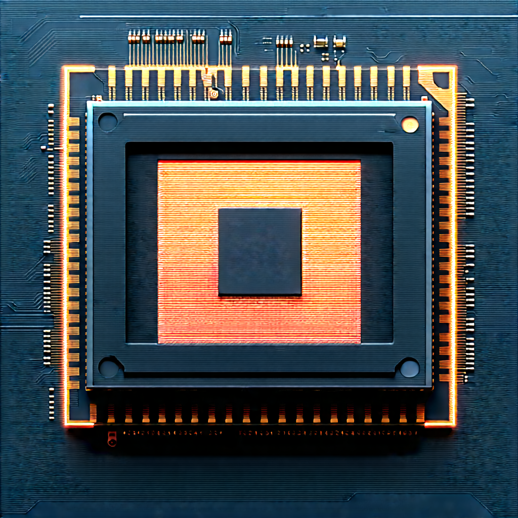 Microchip with laser scanning