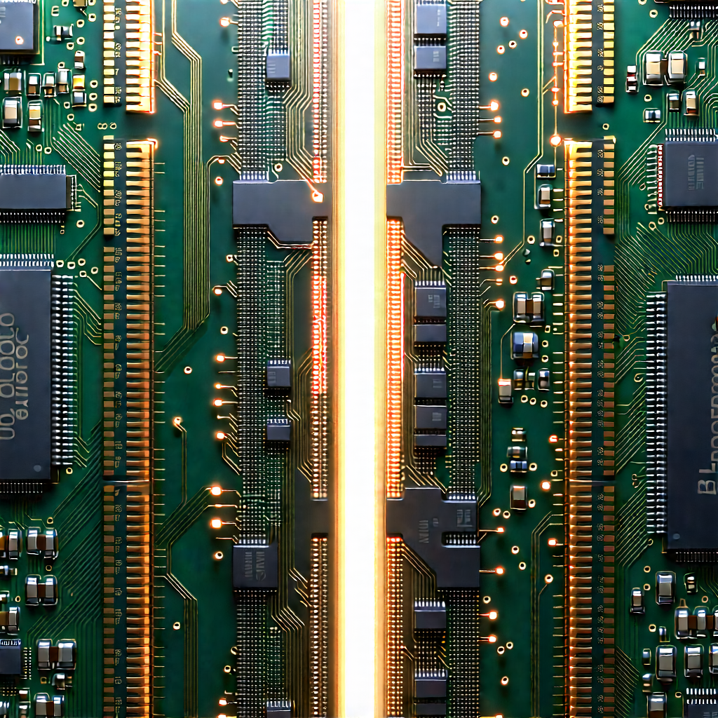 Close-up of memory module