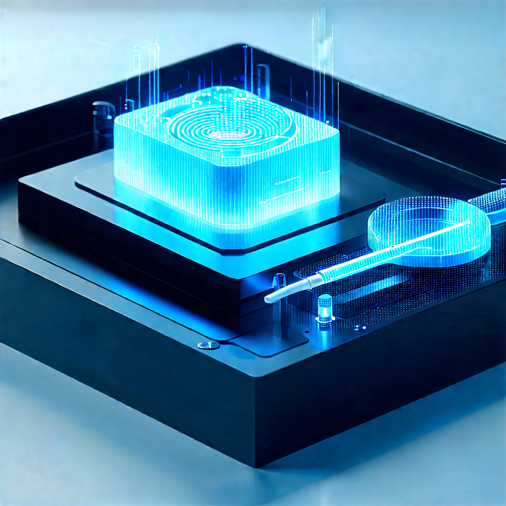 Innovative Medical Technology Design With Blue Blue