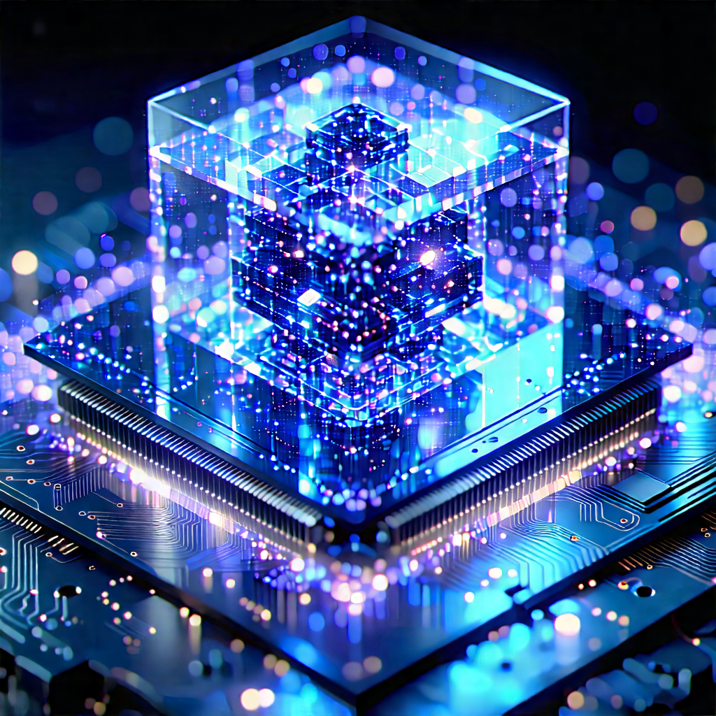 Quantum computer with data streams