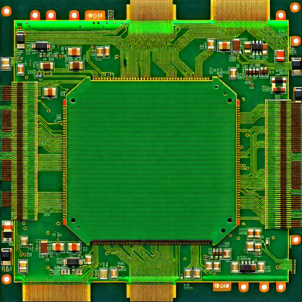 Circuit board with laser scanning