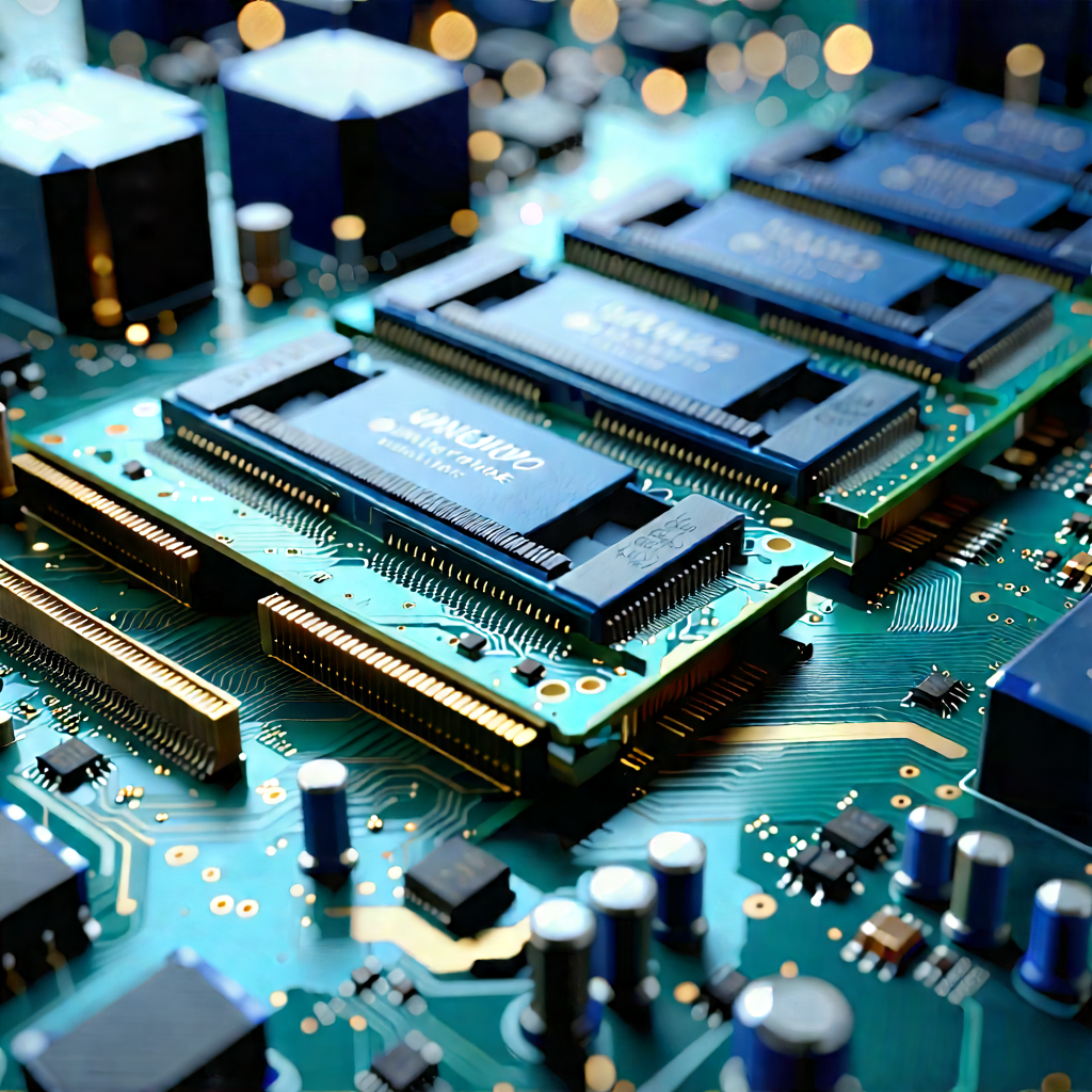 Close-up of memory module