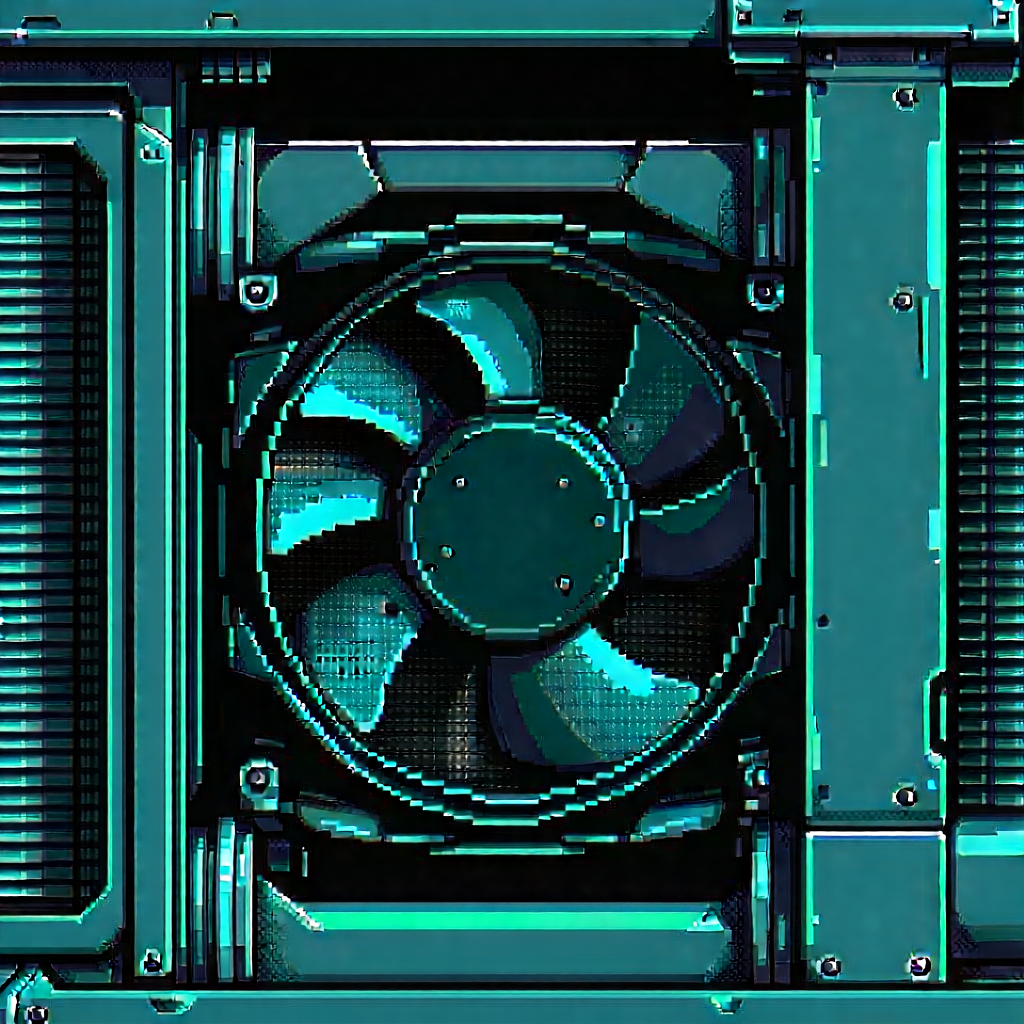 Close-up of cooling system