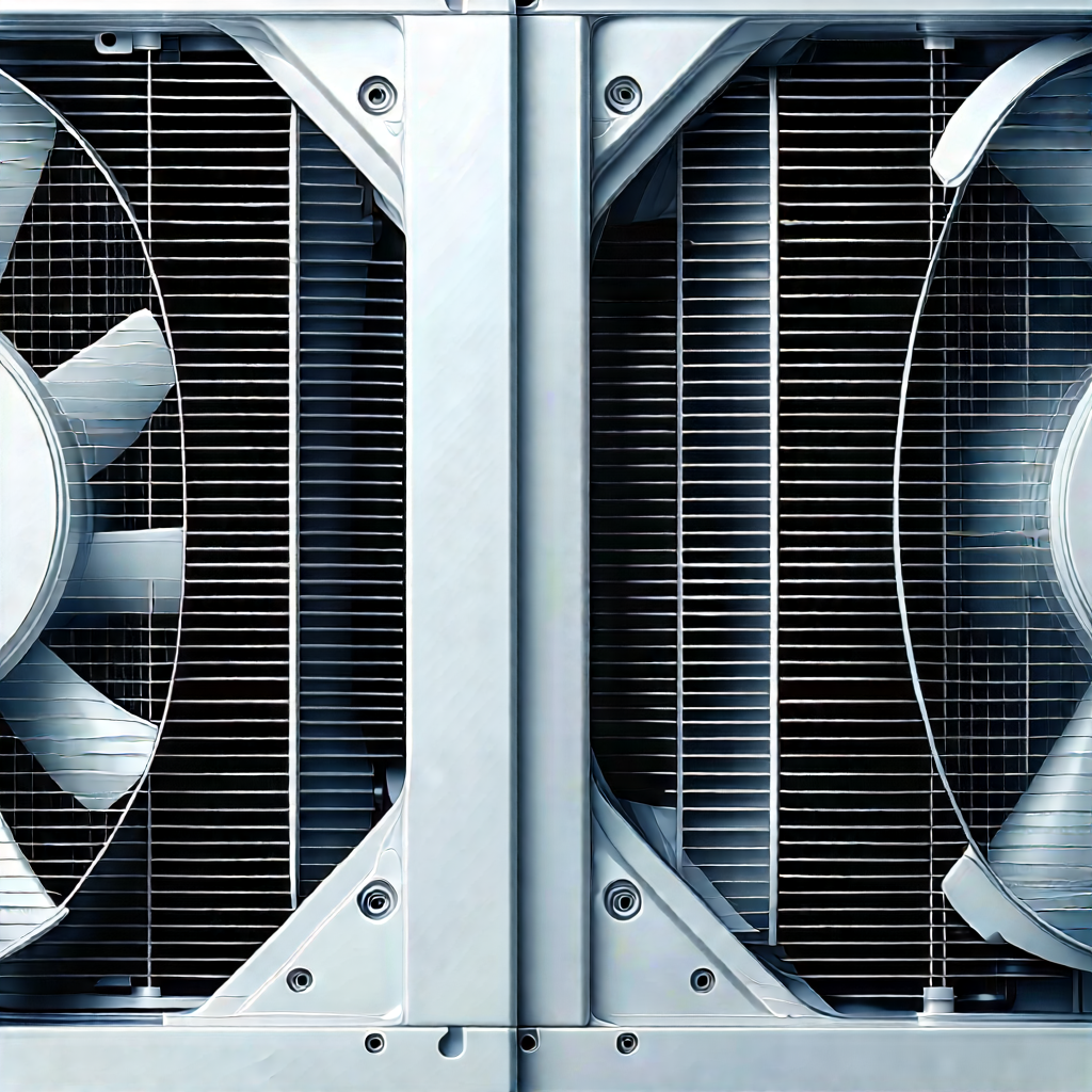 Close-up of cooling system