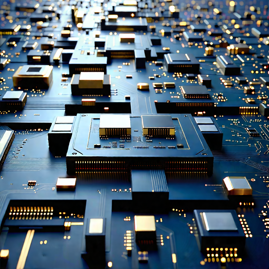 Close-up of sensor array