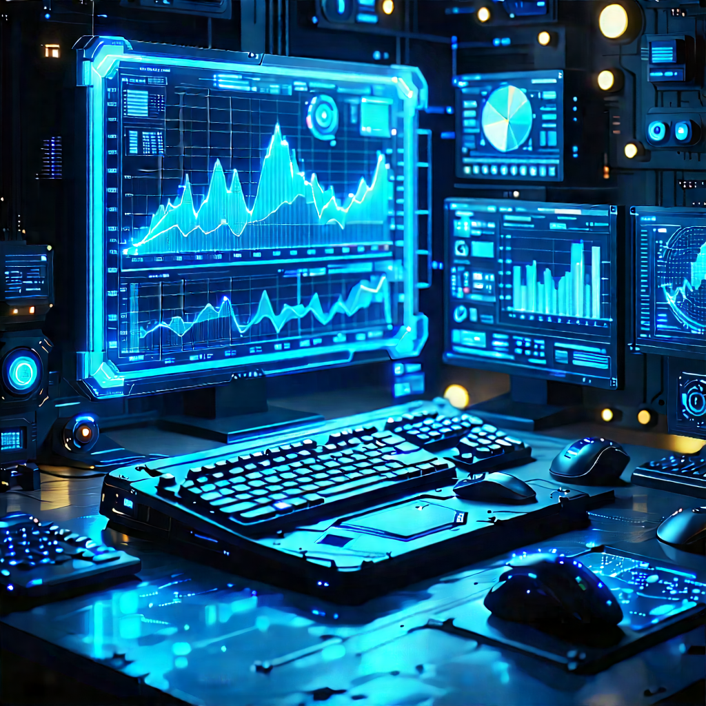 Financial technology in tech office