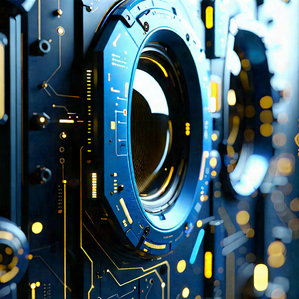 Close-up of sensor array