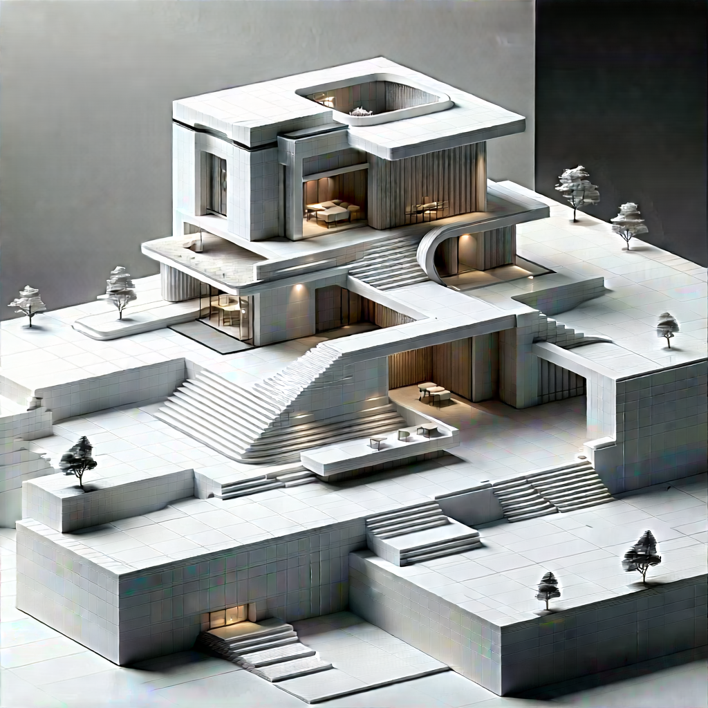 Digital Transformation Visualization With Model House,