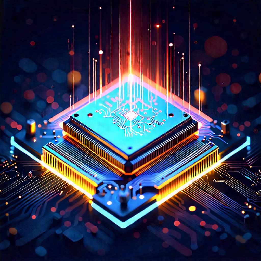 Microchip with laser scanning
