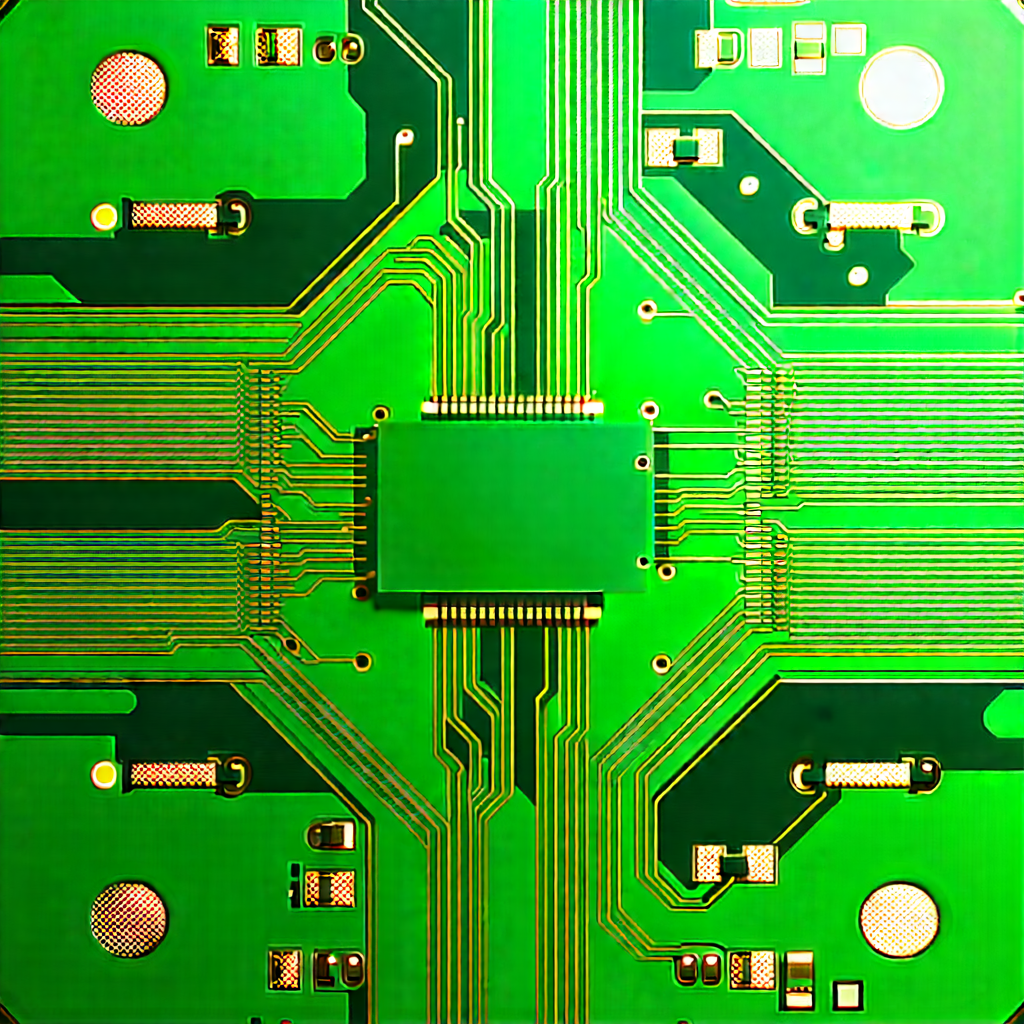 Circuit board with laser scanning