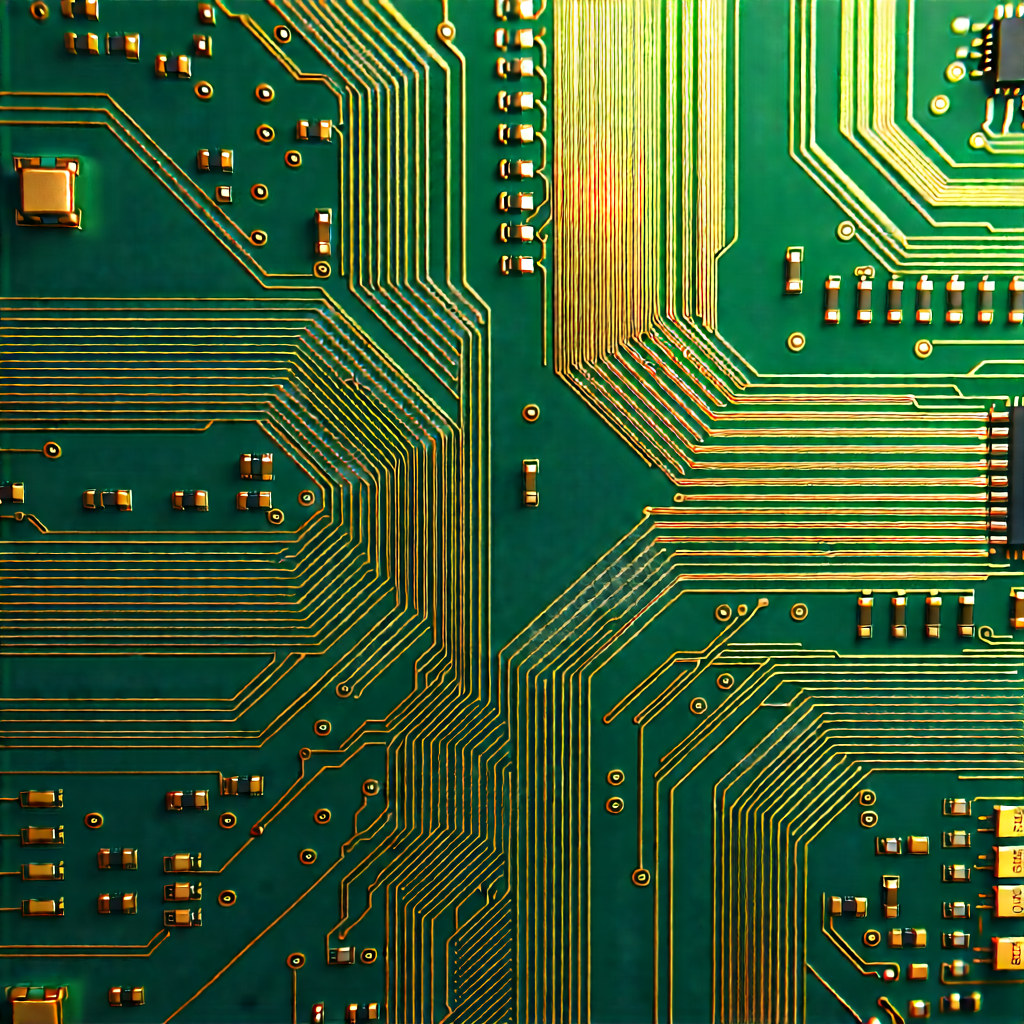 Circuit board with laser scanning