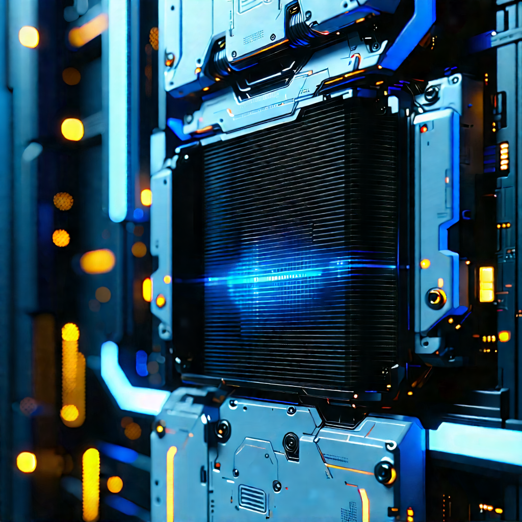 Close-up of cooling system