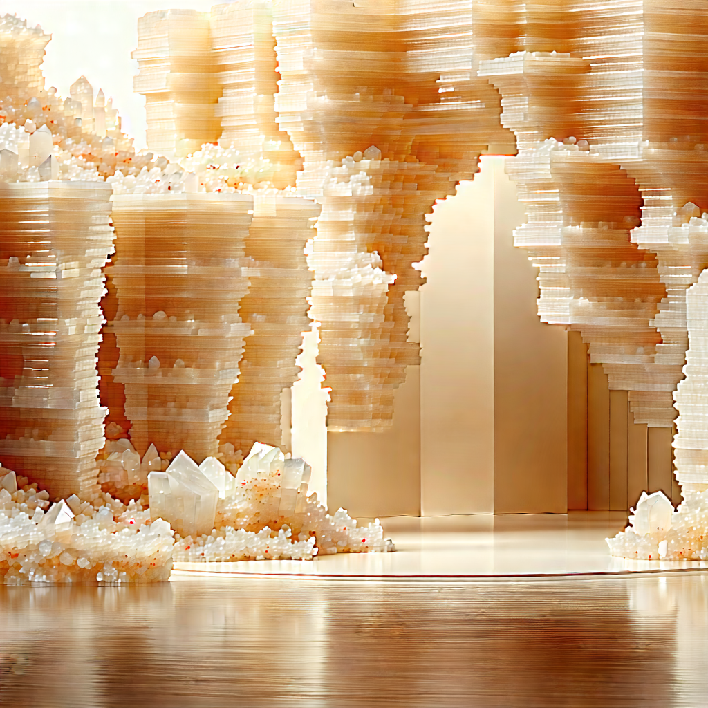 Crystalline Design With Image, There