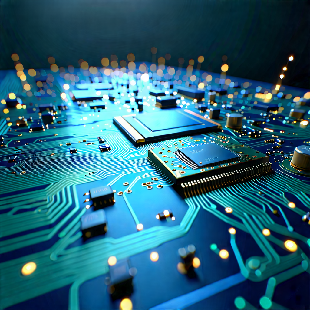 Circuit board with data streams
