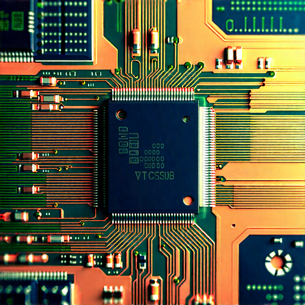 Close-up of electronic circuit
