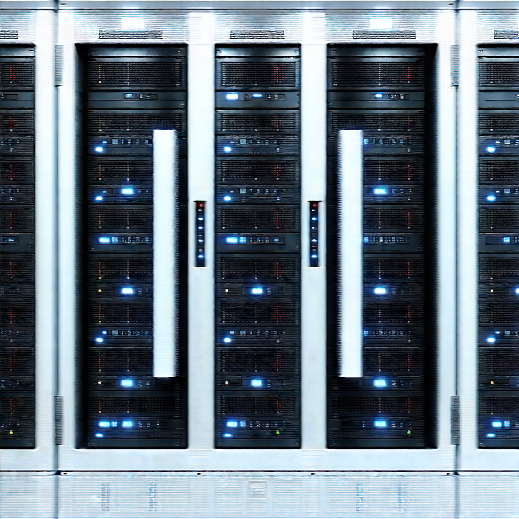 Server rack with laser scanning