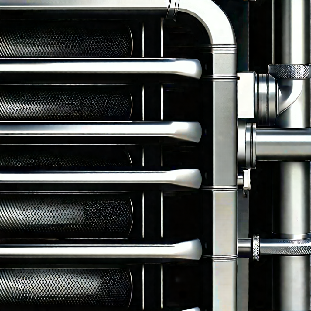 Close-up of cooling system