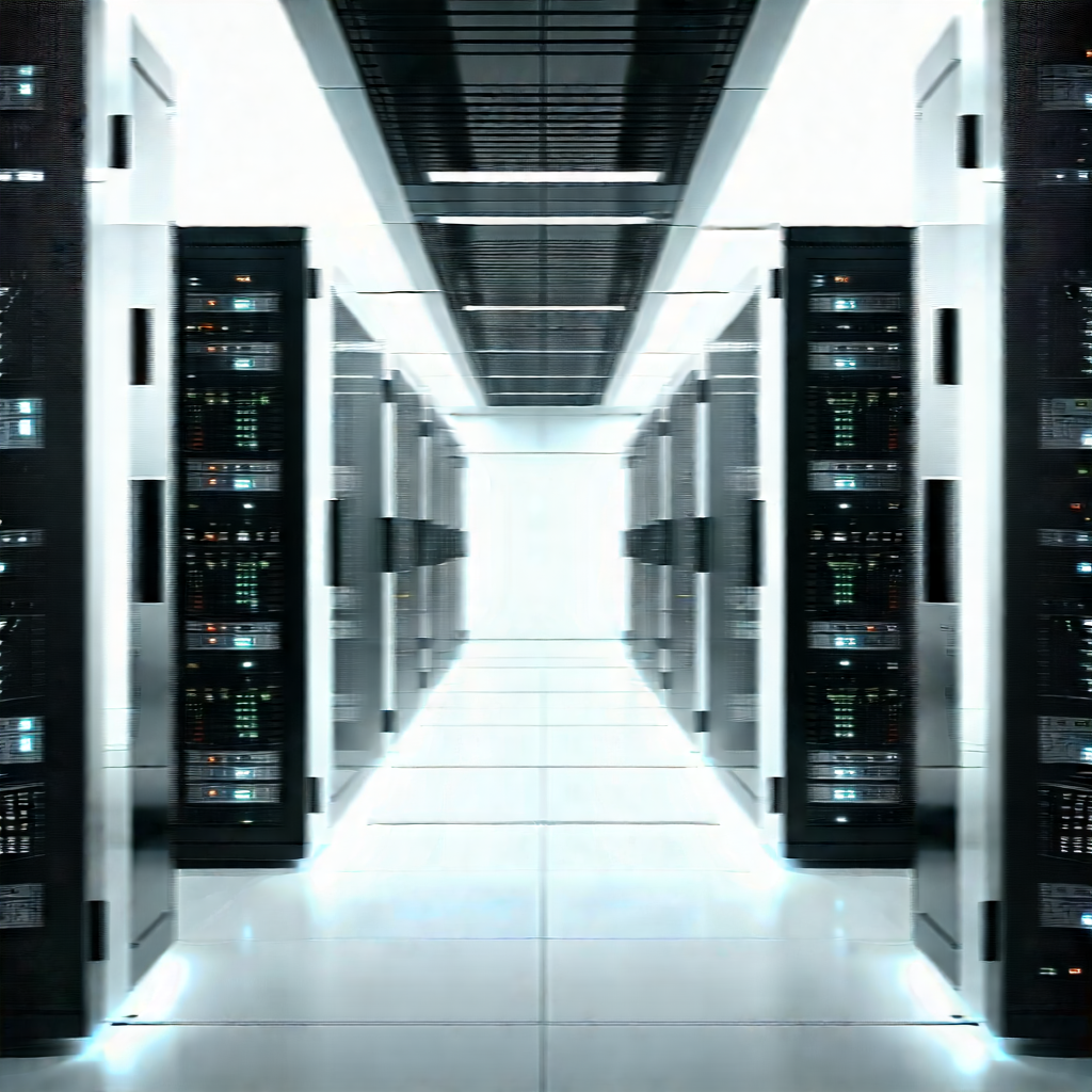 (futuristic:1.37) server room
