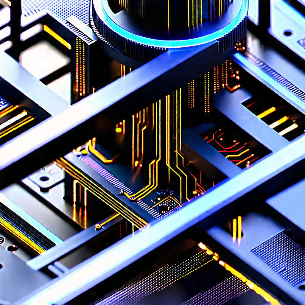 Close-up of sensor array