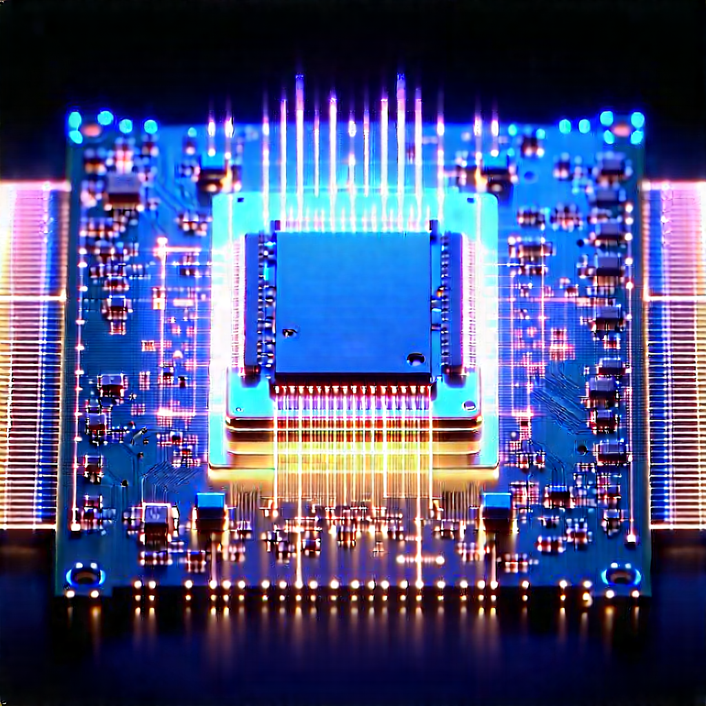 Microchip with holographic projection