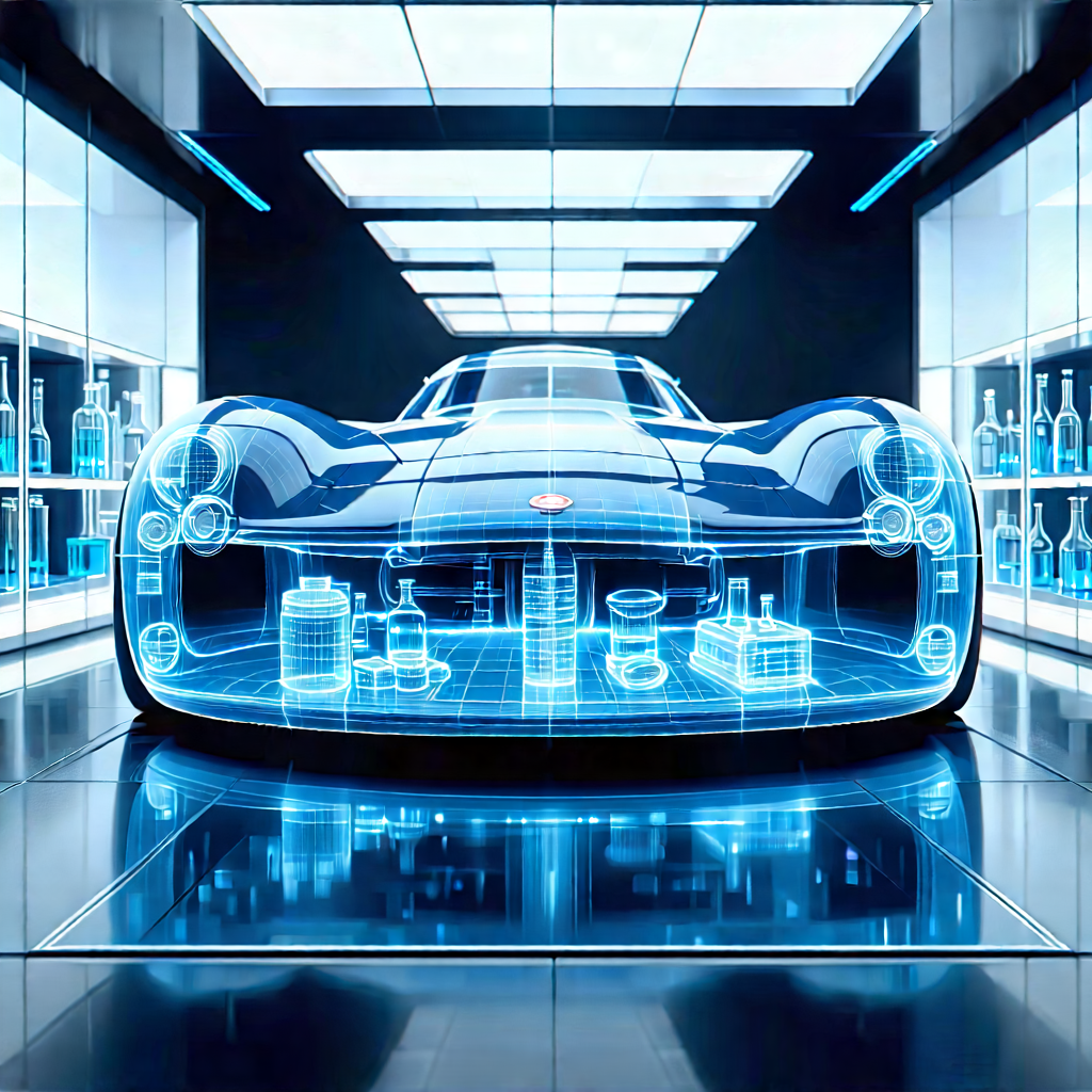 Automotive Technology In Modern Laboratory With Image, There