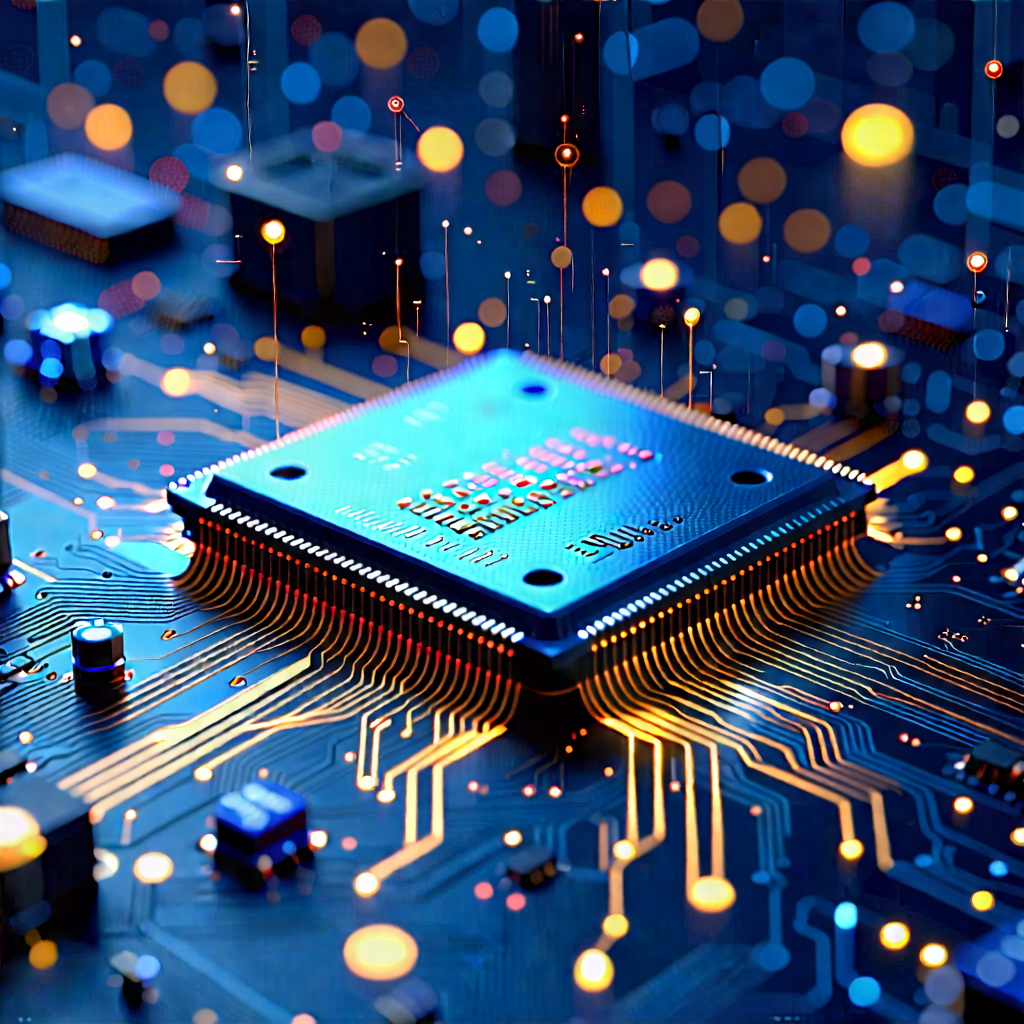 Microchip with data streams