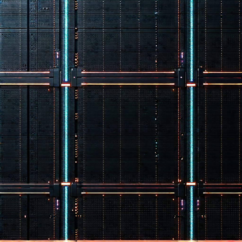 Close-up Of Sensor Array With Large, Black