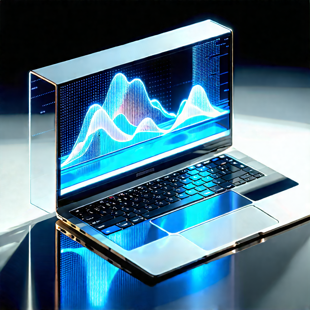 Laptop with holographic display