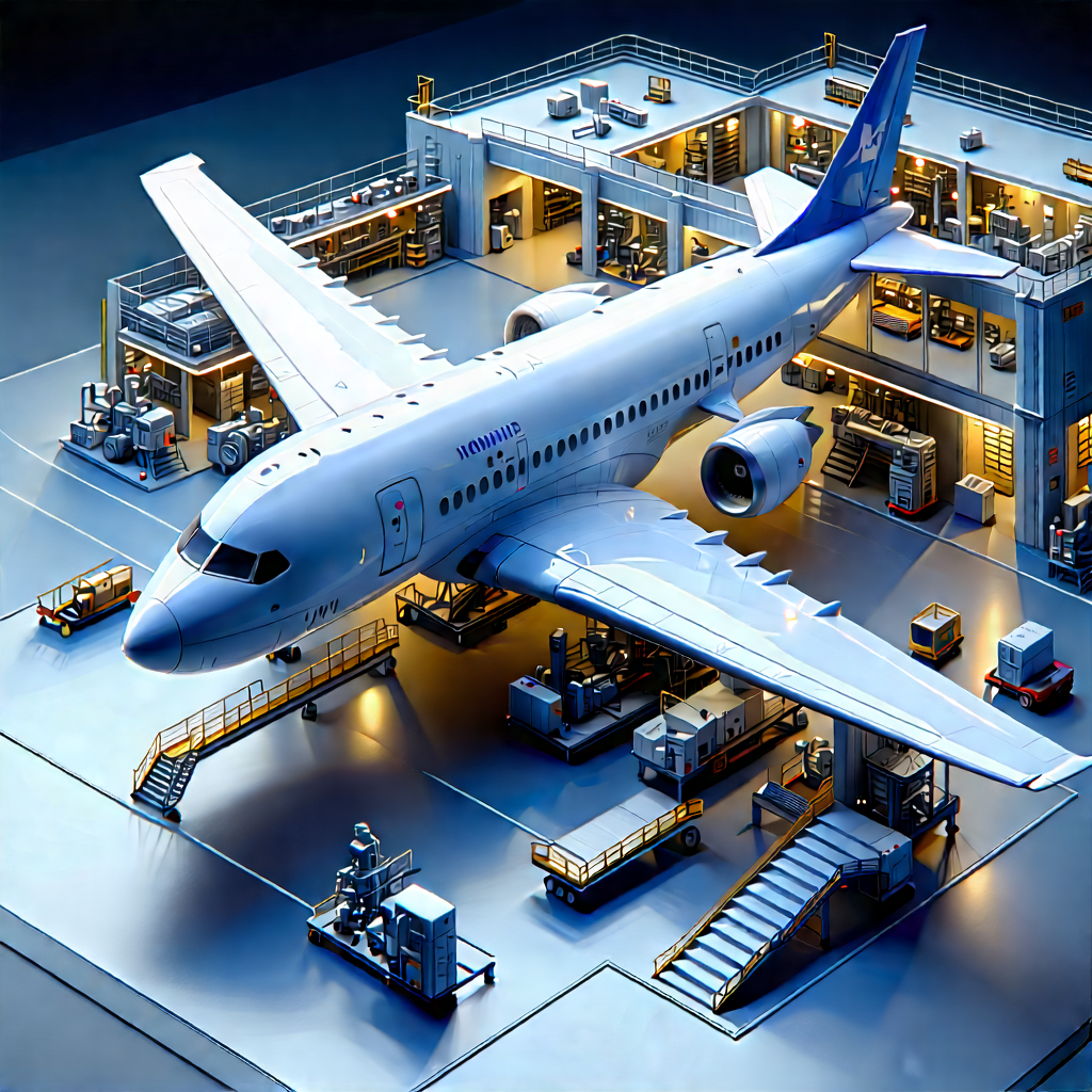 Aerospace technology in manufacturing facility