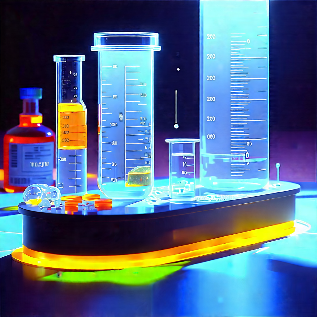 Futuristic research laboratory