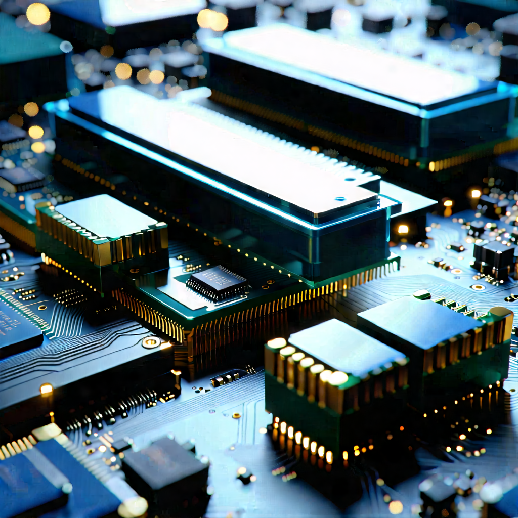 Close-up of memory module