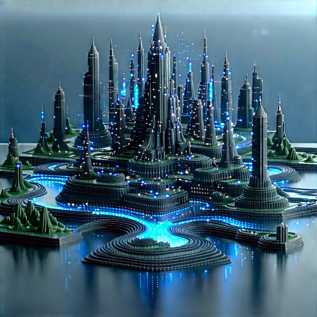 (digital:1.45) Transformation Visualization With Model City