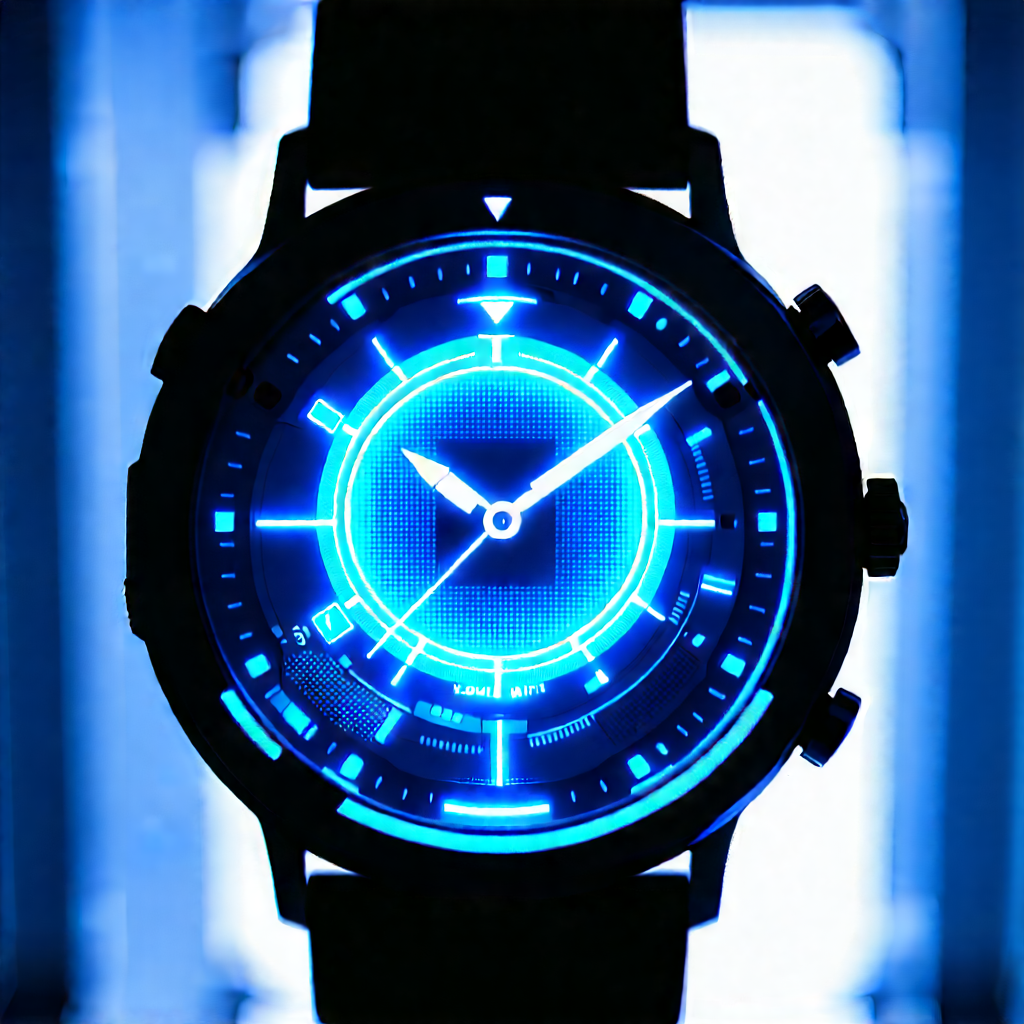 Smart watch with data visualization