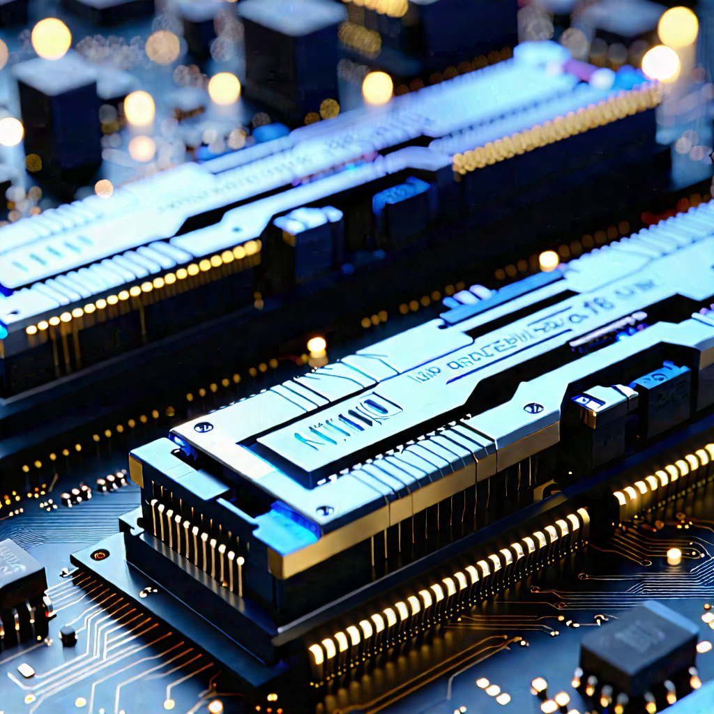 Close-up of memory module