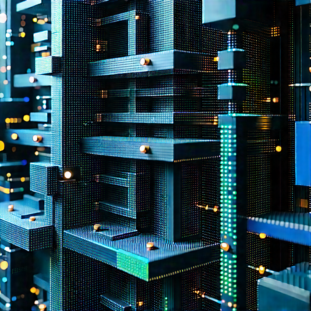 Close-up of sensor array